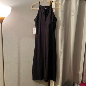 Chic Black Midi Dress